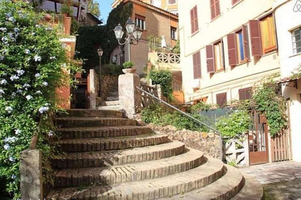 Elegante Open Space Con Vasca Idromassaggio A Trastevere ภายนอก รูปภาพ